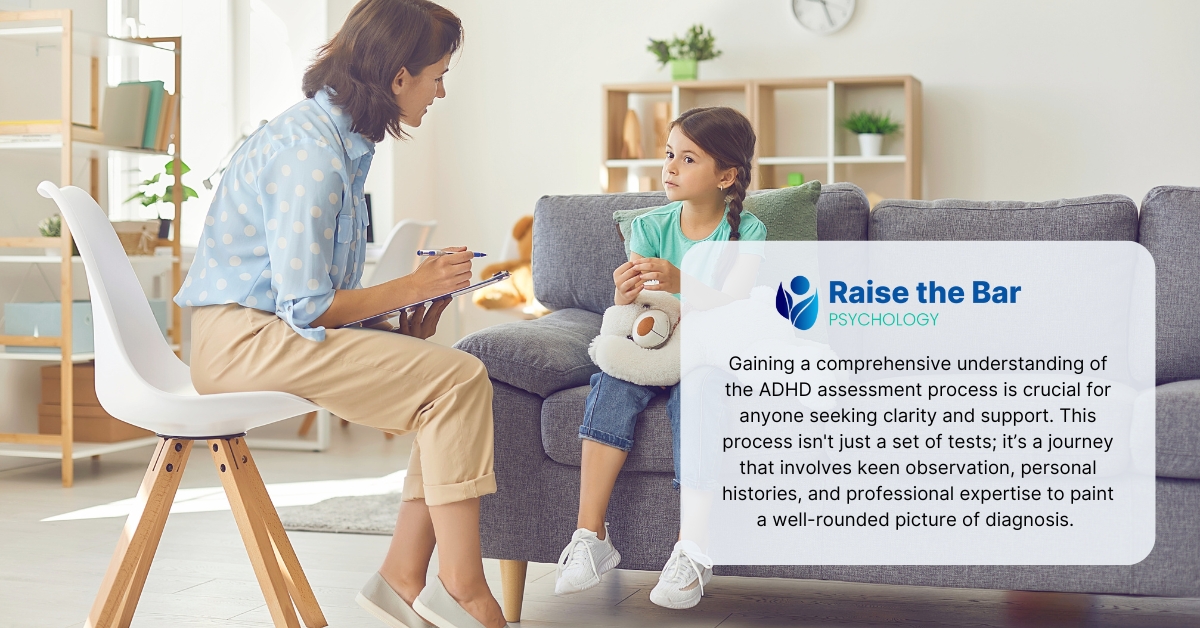 Understanding The ADHD Assessment Process 1 ADHD Assessment Process Clyde North | Raise The Bar Psychology