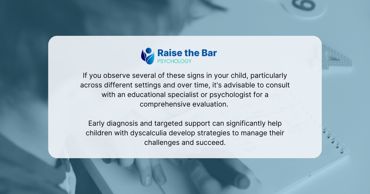 Beyond Math Struggles: Recognising Signs Of Dyscalculia In Children 1 Dyscalculia Assessment Moonee Ponds | Raise the Bar Psychology