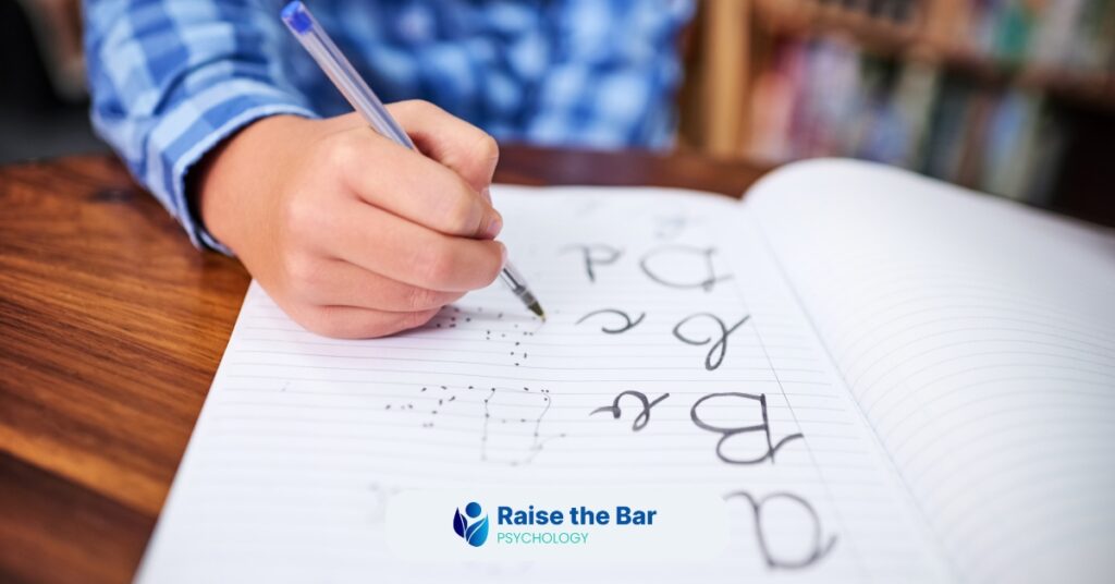 Dysgraphia Treatment Clyde North | Raise the Bar Psychology