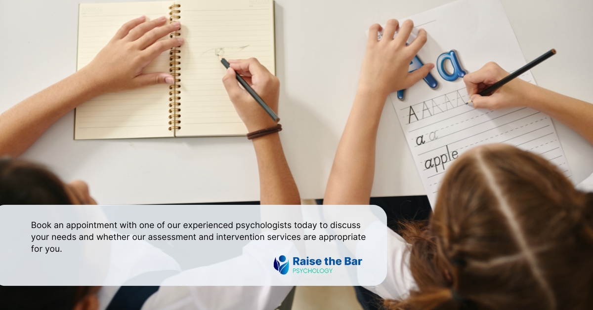 Dysgraphia Symptoms and Treatment | Raise the Bar Psychology